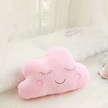 Load image into Gallery viewer, Cloud Moon Star Raindrop Plush Pillow Soft Cushion Kawaii Cloud Stuffed Plush Toys For Children Baby Kids Pillow Girl Gift

