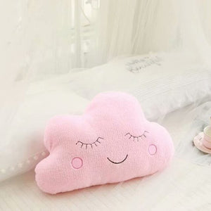 Cloud Moon Star Raindrop Plush Pillow Soft Cushion Kawaii Cloud Stuffed Plush Toys For Children Baby Kids Pillow Girl Gift
