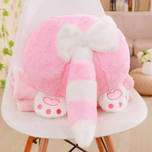 Load image into Gallery viewer, Super Cute Sexy Cat Hip Butt Plush Pillows Cartoon Stuffed Animals Kitten Buttocks Cushions with Blanket Kids Toys Xmas Gifts
