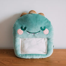 Load image into Gallery viewer, Phone  Pillow Comfortable Blue Pink Pillow PVC Transparent Warm Hands Play Game Girl Boy Office Bedroom Nap Mobile Phone Pillow
