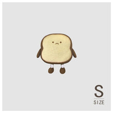 Load image into Gallery viewer, Emotional Bread Toast Plush Pillow Happy Angry Cartoon with Legs S-XL Snack Decor Food Pillow
