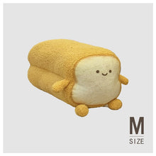 Load image into Gallery viewer, Emotional Bread Toast Plush Pillow Happy Angry Cartoon with Legs S-XL Snack Decor Food Pillow
