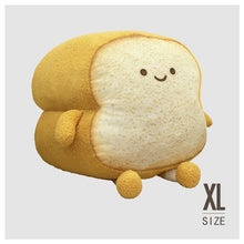 Load image into Gallery viewer, Emotional Bread Toast Plush Pillow Happy Angry Cartoon with Legs S-XL Snack Decor Food Pillow
