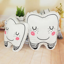 Load image into Gallery viewer, Kawaii Unicorn Teeth Stripe Rabbit Plush Pillow Toys Down Cotton Plush Unicorn Cushions Plush Animals Toys Gifts For Kids Girls
